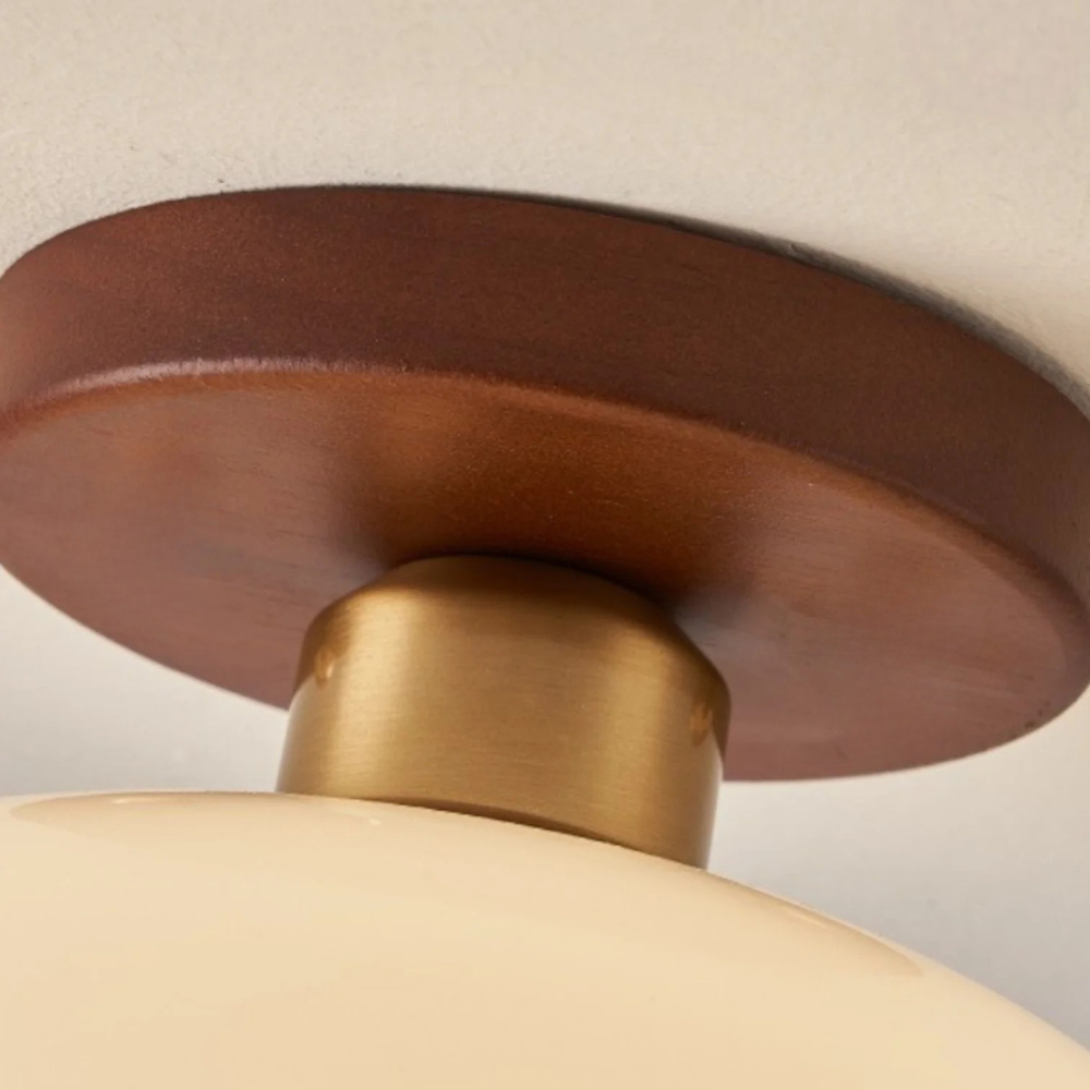 Bauhaus Glass Dome Ceiling Light | Ormexis