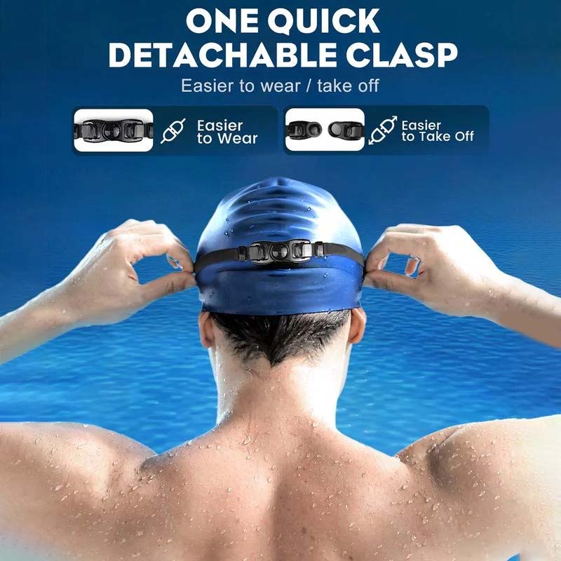 AquaVista Unisex Zwembril met Breed Zicht en Anti-Fog voor Gebruik in het Zwembad