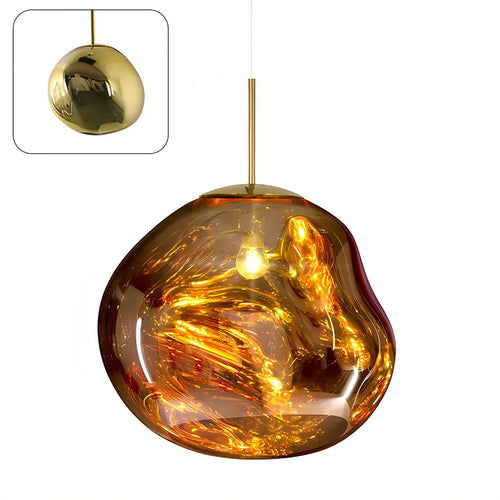 Lux Lava Flow-pendel til spisestuen, moderne design fra Ormexis