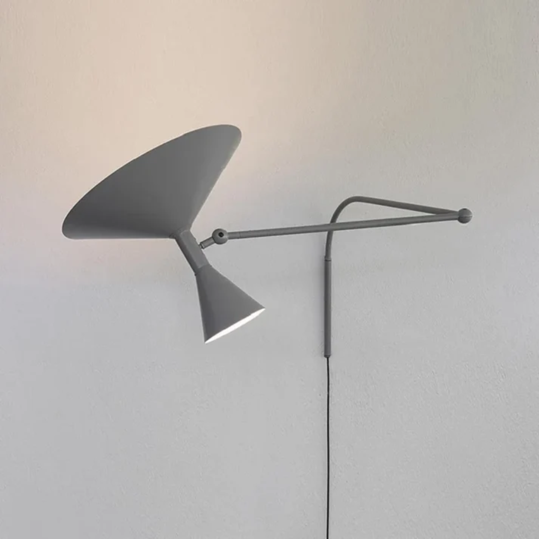 Rzeźbiarska lampa ścienna z ruchomym ramieniem | Ormexis