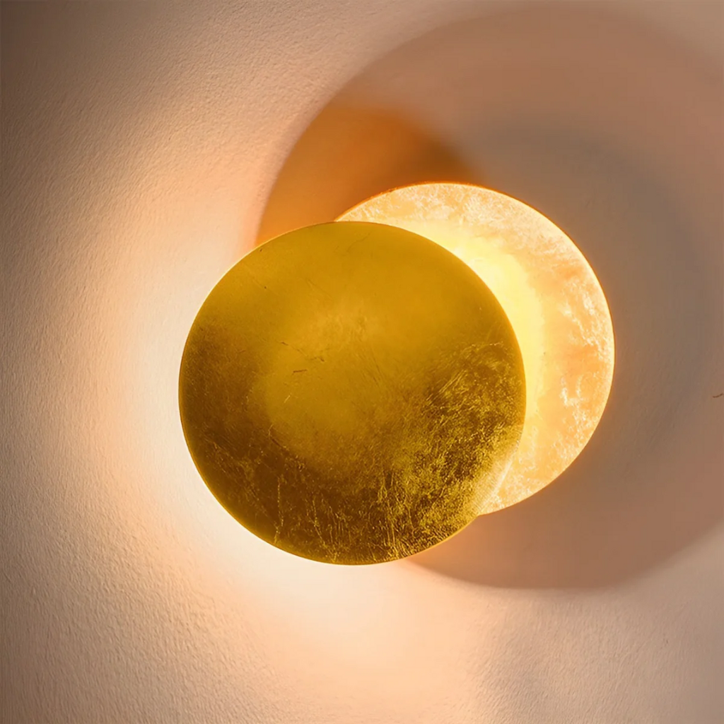 Sculptural Eclipse Disc Wall Light | Ormexis