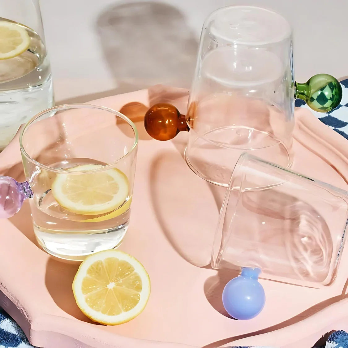 Sphere Accent Glass Cups | Ormexis