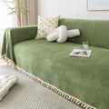 Herringbone Tassel Sofa Cover | Ormexis
