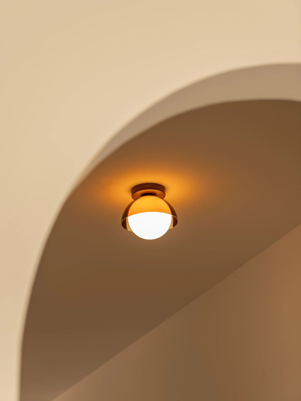 Half Dome Orb Ceiling Light | Ormexis