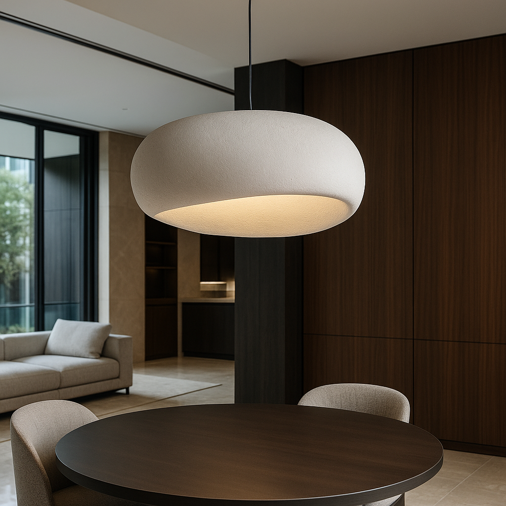 Stmívatelná závěsná lampa Aurea pro ambientní osvětlení místnosti