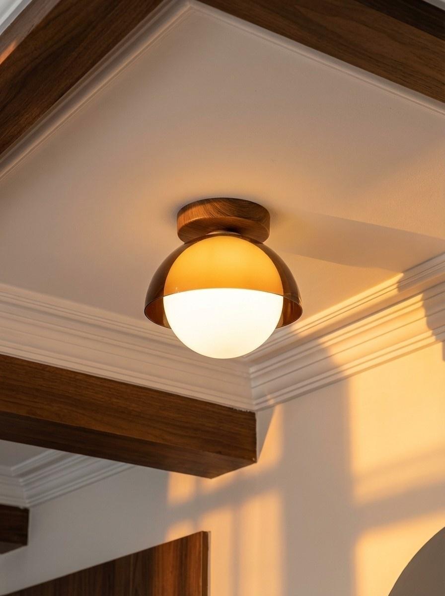 Half Dome Orb Ceiling Light | Ormexis