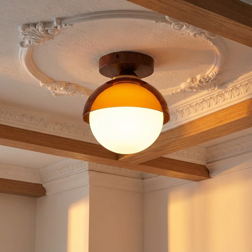 Half Dome Orb Ceiling Light | Ormexis