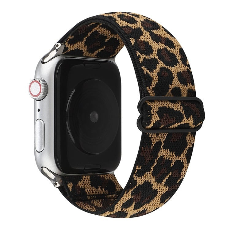 Apple Watch Leopard Print Elastic Band For Everyday Use