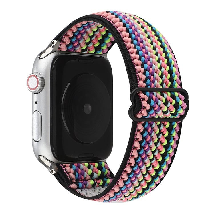 Pestrý elastický pásek s proužky pro Apple Watch pro celodenní pohodlí