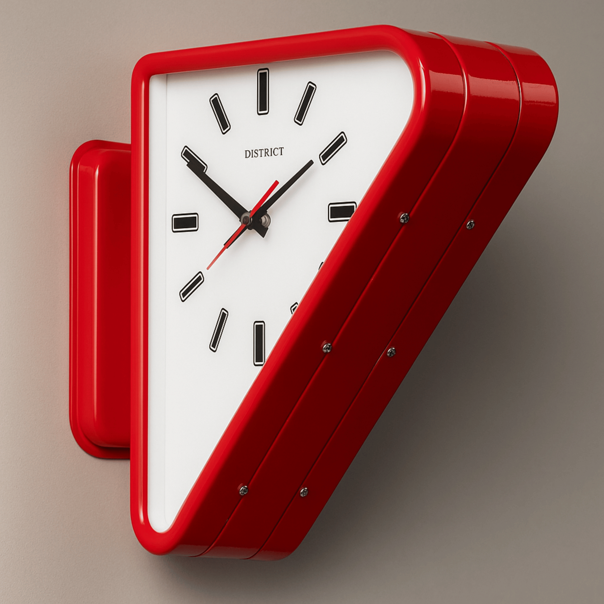 Slanted Profile Wall Clock | Ormexis