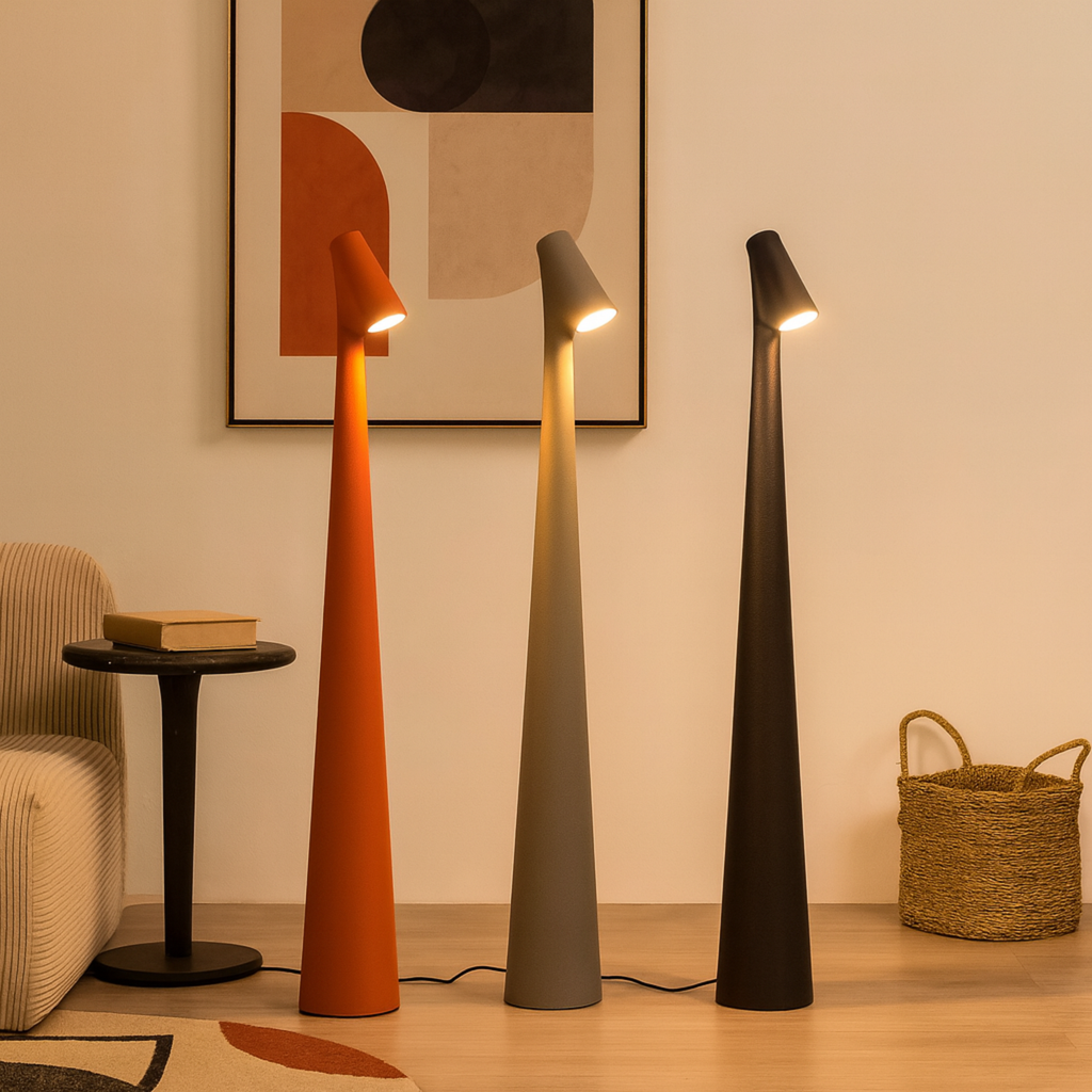 Lampada da tavolo ricaricabile NovaGlow con design contemporaneo e batteria a lunga durata