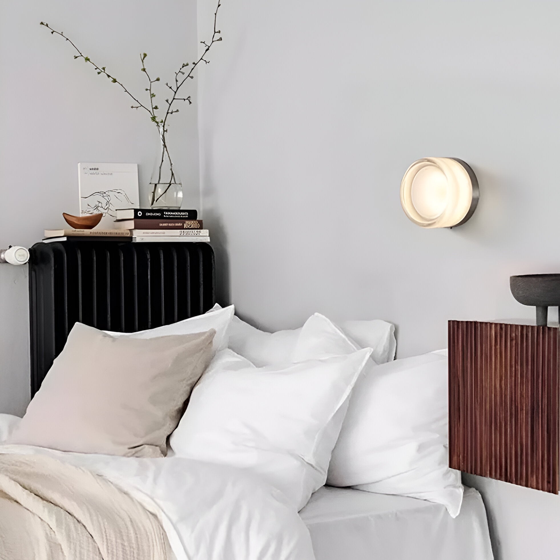 Applique da parete moderna con scanalature e illuminazione ambientale | Ormexis