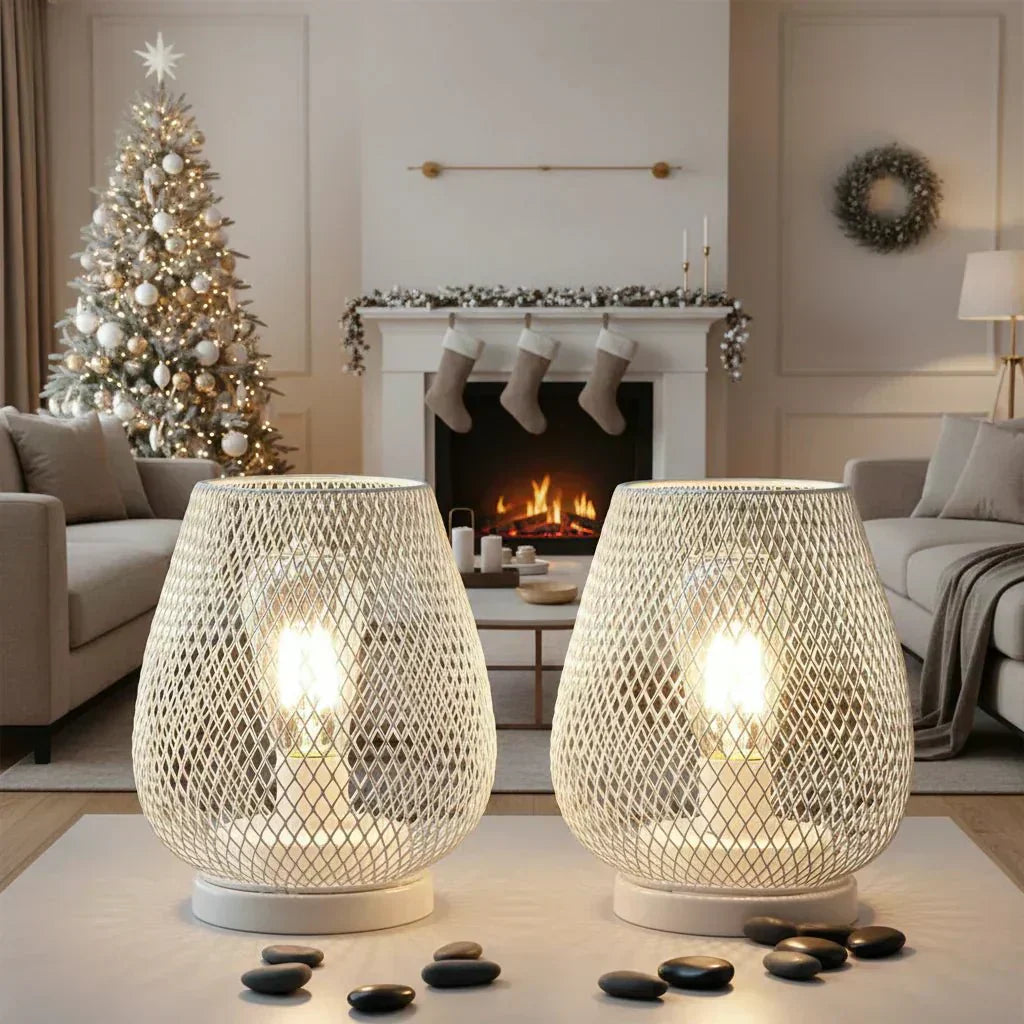 AureaGlow kabellose Tischlampe mit warmem Edison-LED-Leuchten für gemütliche Dekoration