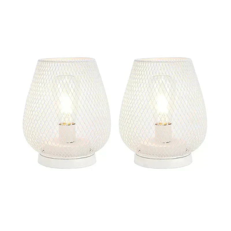AureaGlow kabellose Tischlampe mit warmem Edison-LED-Leuchten für gemütliche Dekoration