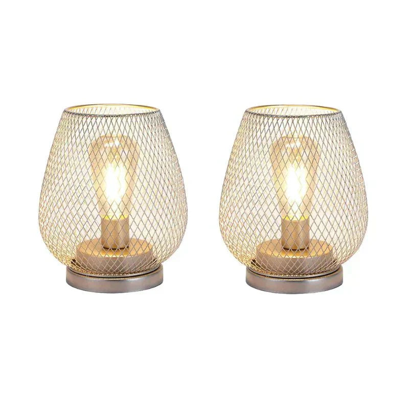AureaGlow kabellose Tischlampe mit warmem Edison-LED-Leuchten für gemütliche Dekoration