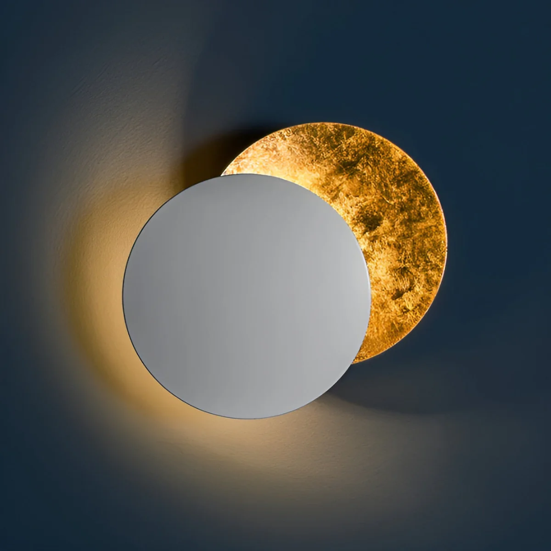 Sculptural Eclipse Disc Wall Light | Ormexis