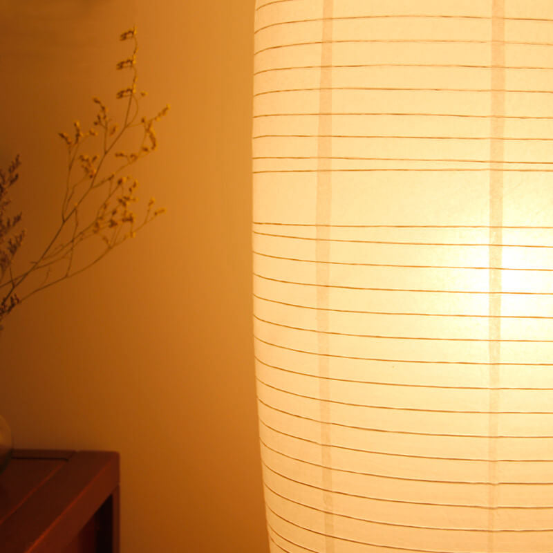Lampadaire colonne en papier de riz | Ormexis