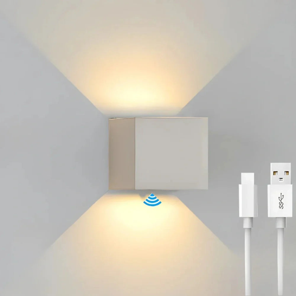 Obsidian Cube Sconce | Ormexis