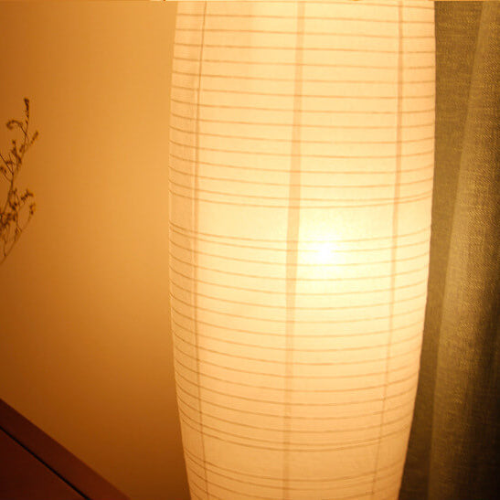 Lampadaire colonne en papier de riz | Ormexis