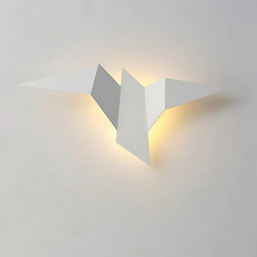 Sculptural Origami Bird Wall Light | Ormexis