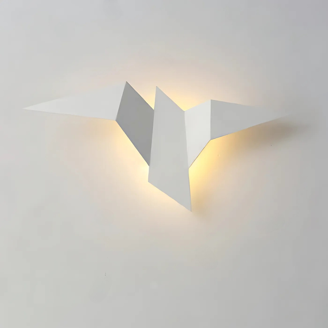 Sculptural Origami Bird Wall Light | Ormexis