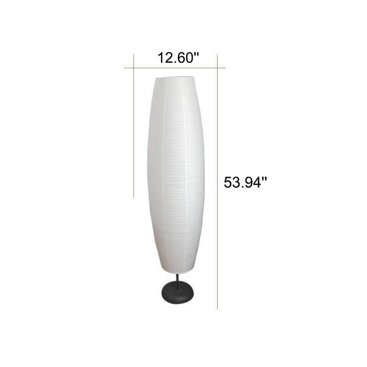 Lampadaire colonne en papier de riz | Ormexis