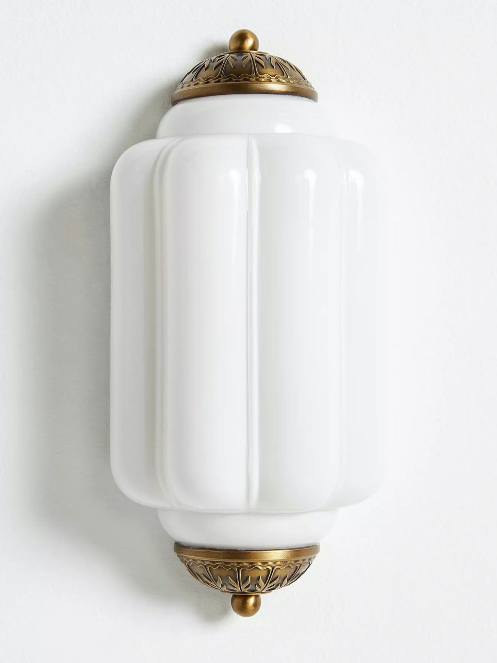 Ribbed Glass Capsule Wall Light | Ormexis