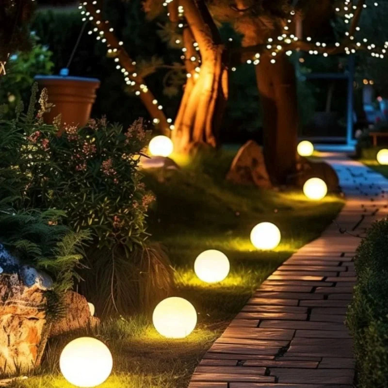 Luz de jardim esférica para exterior | Ormexis