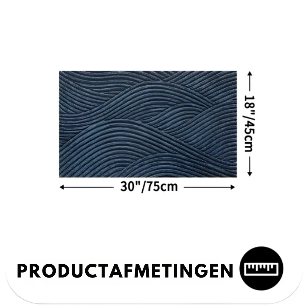 Geometric Wave Form Area Rug | Ormexis