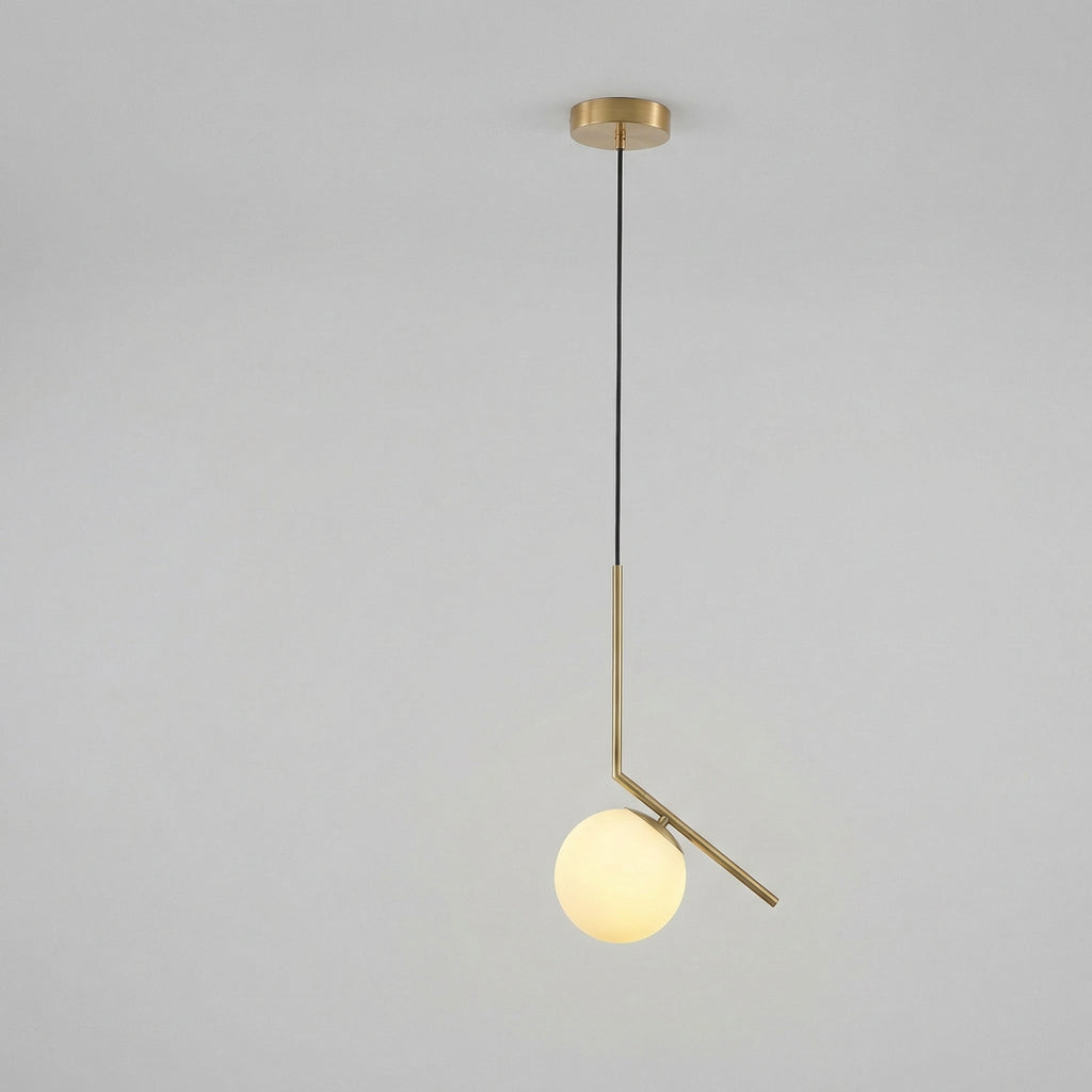 Nordische geometrische glazen hanglamp | Ormexis