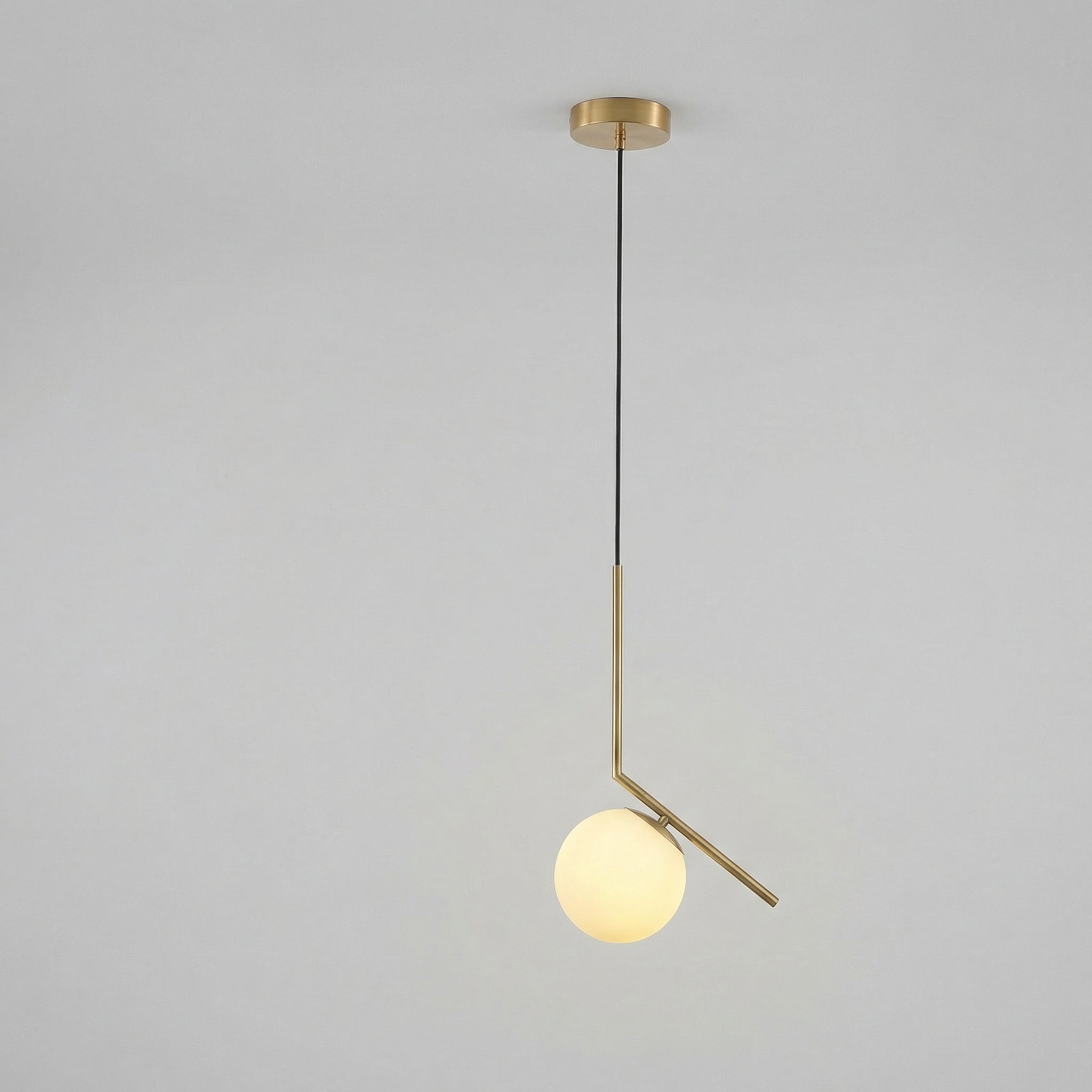 Nordische geometrische glazen hanglamp | Ormexis