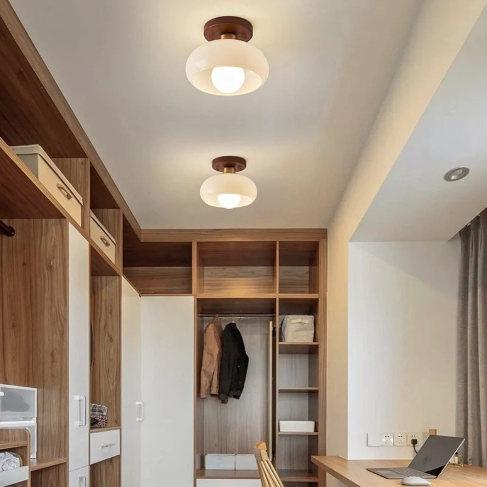 Bauhaus Glass Dome Ceiling Light | Ormexis