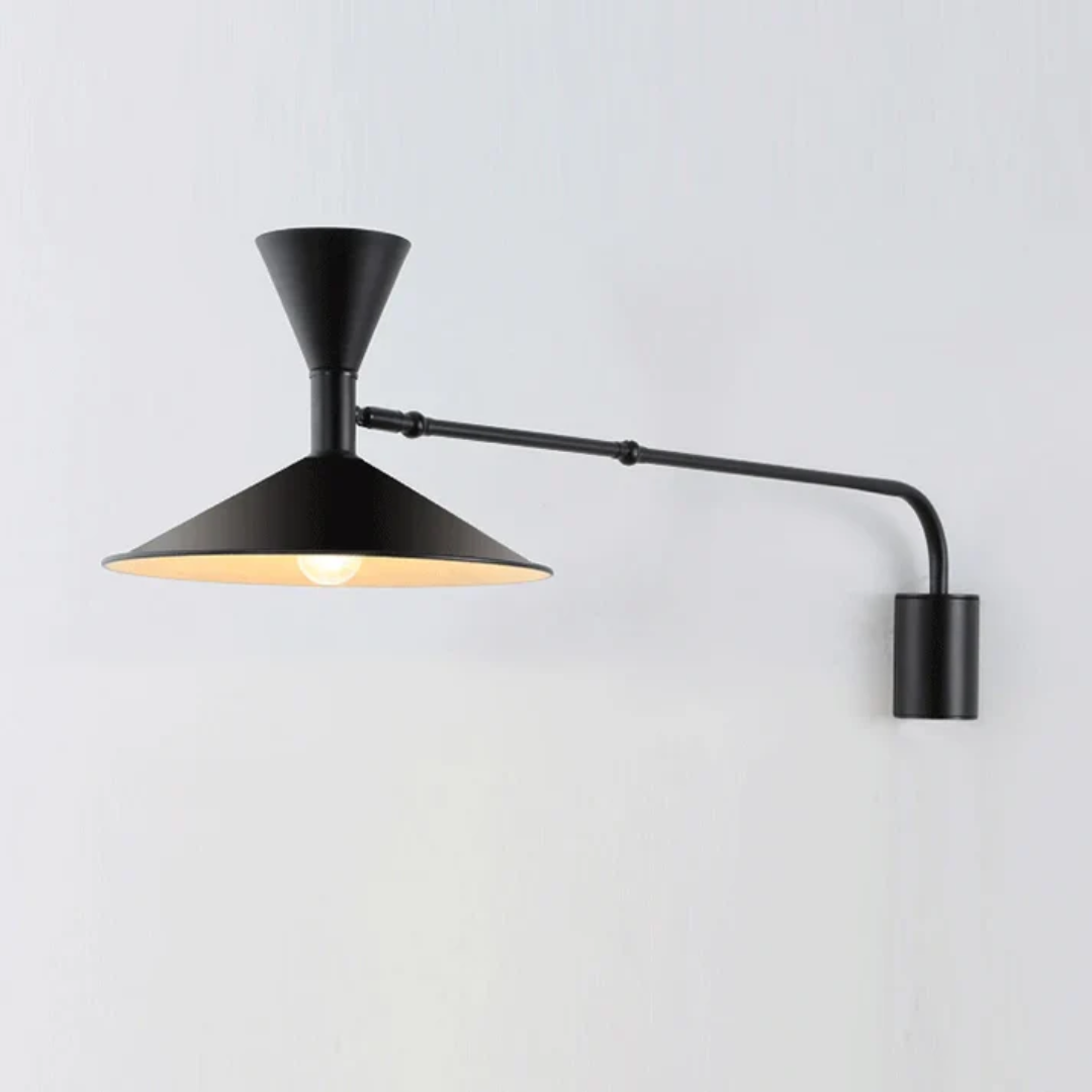 Rzeźbiarska lampa ścienna z ruchomym ramieniem | Ormexis