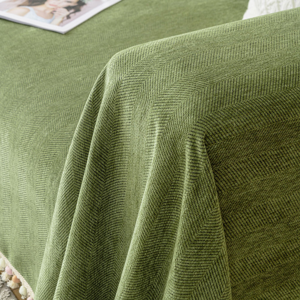 Herringbone Tassel Sofa Cover | Ormexis