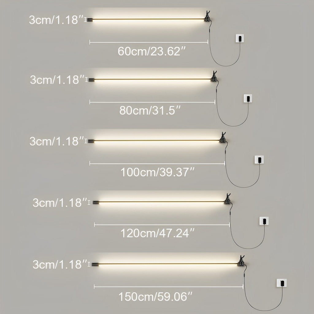 Lineární nástěnné svítidlo Ormexis s ambientním osvětlením