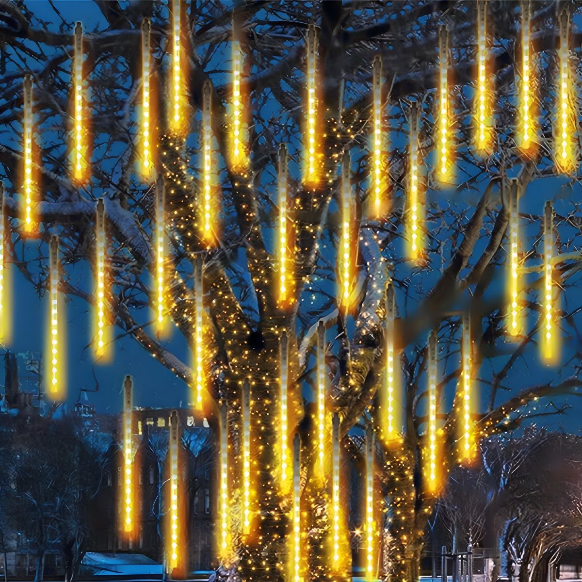 Cascade Tube Outdoor String Lights | Ormexis