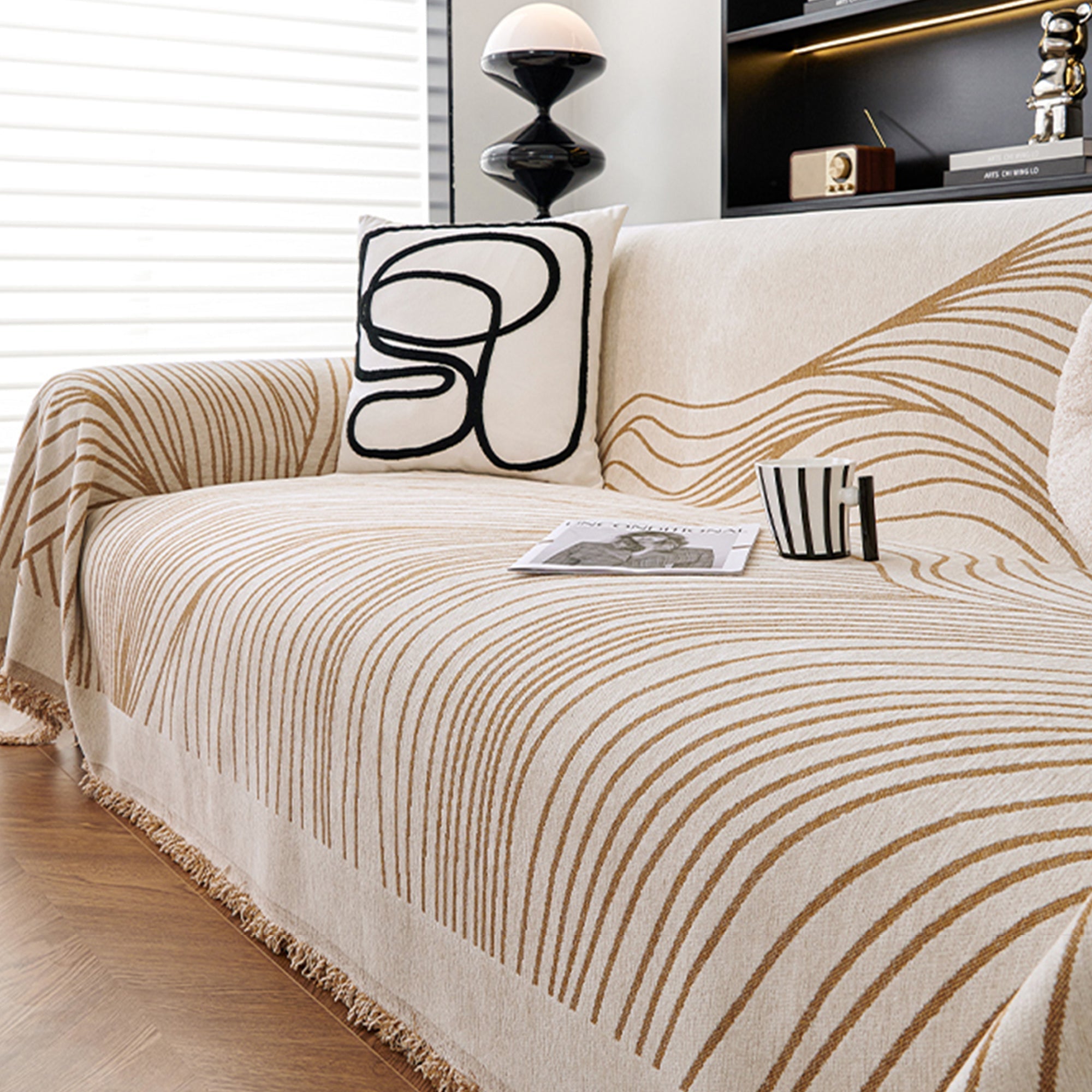 Flow Line Sofa Cover | Ormexis