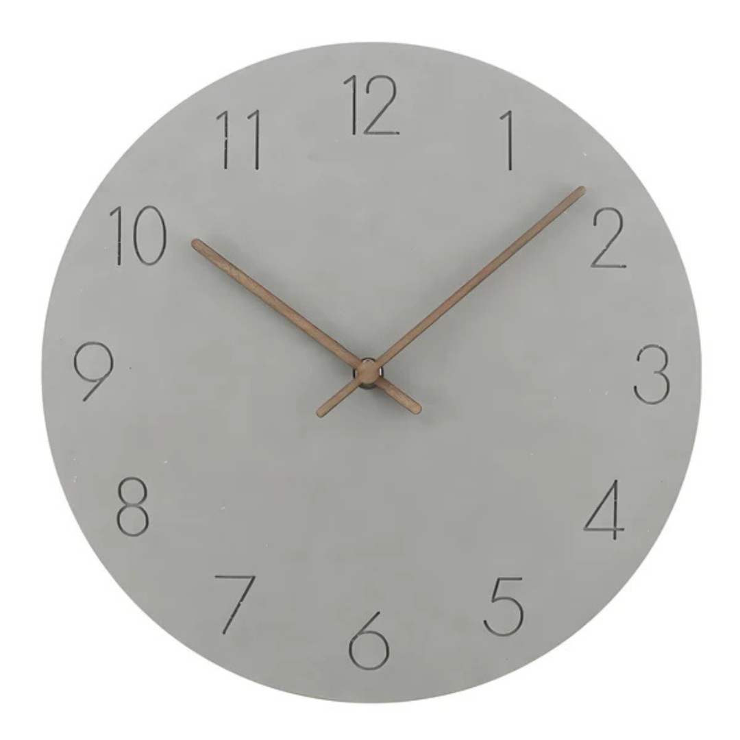 Scandinavian Concrete Wall Clock | Ormexis