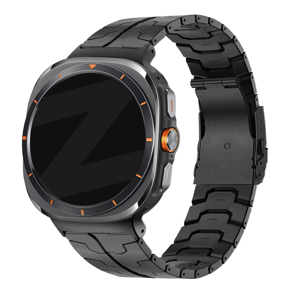 Bracelet à maillons en titane pour Samsung Galaxy Watch Ultra, bracelet noir fer Bandz
