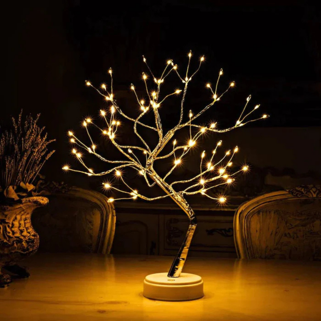 Självlysande bordslampa i grenform | Ormexis