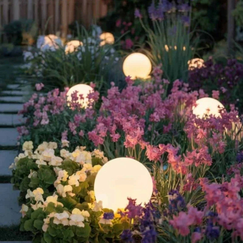 Luz de jardim esférica para exterior | Ormexis