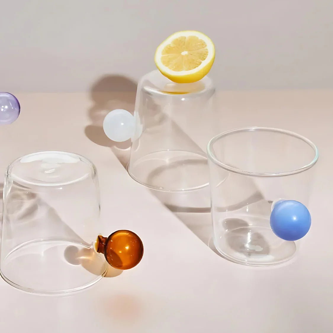 Sphere Accent Glass Cups | Ormexis