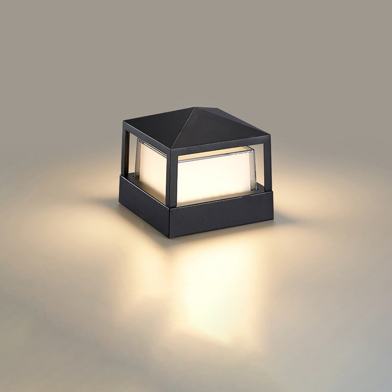 Framed Outdoor Pillar Light | Ormexis