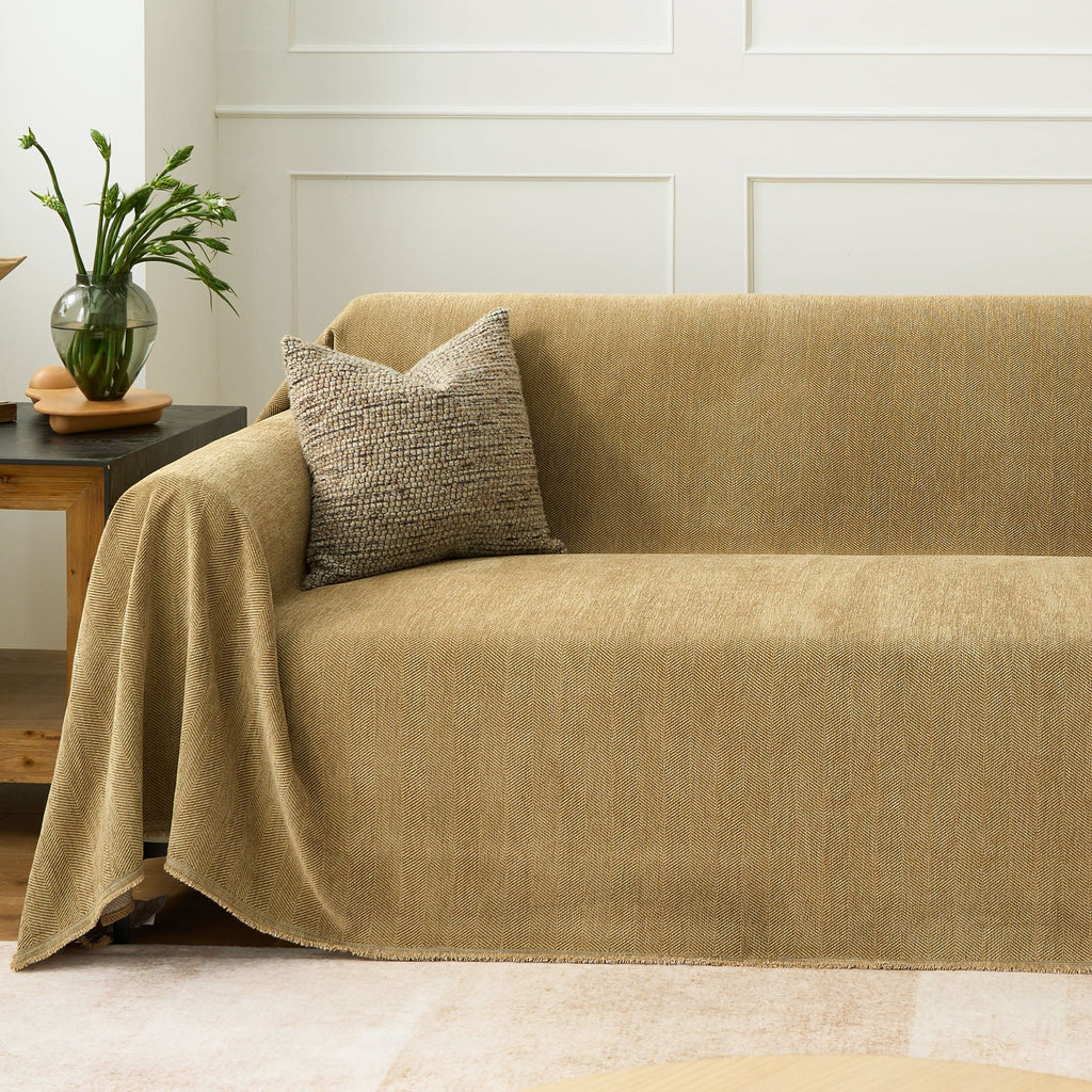 Vertical Stripe Sofa Cover | Ormexis