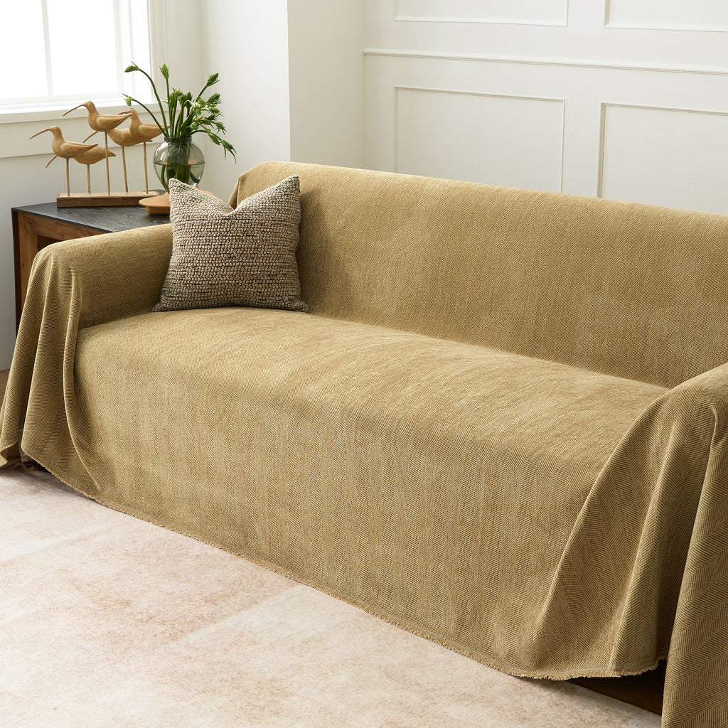 Vertical Stripe Sofa Cover | Ormexis