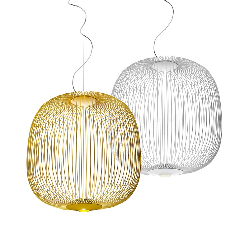 Lyra Spokes hengelampe, taklampe, 52 cm diameter, 200 cm høyde