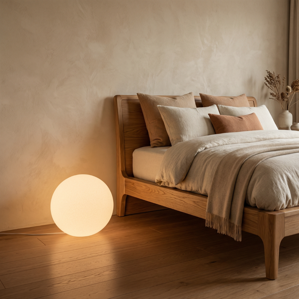 Spherical Diffused Floor Lamp | Ormexis