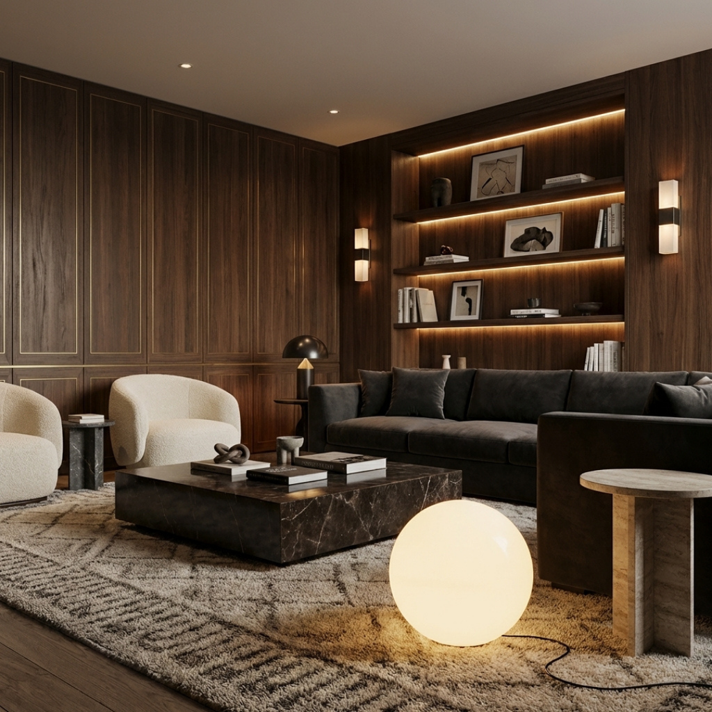 Spherical Diffused Floor Lamp | Ormexis