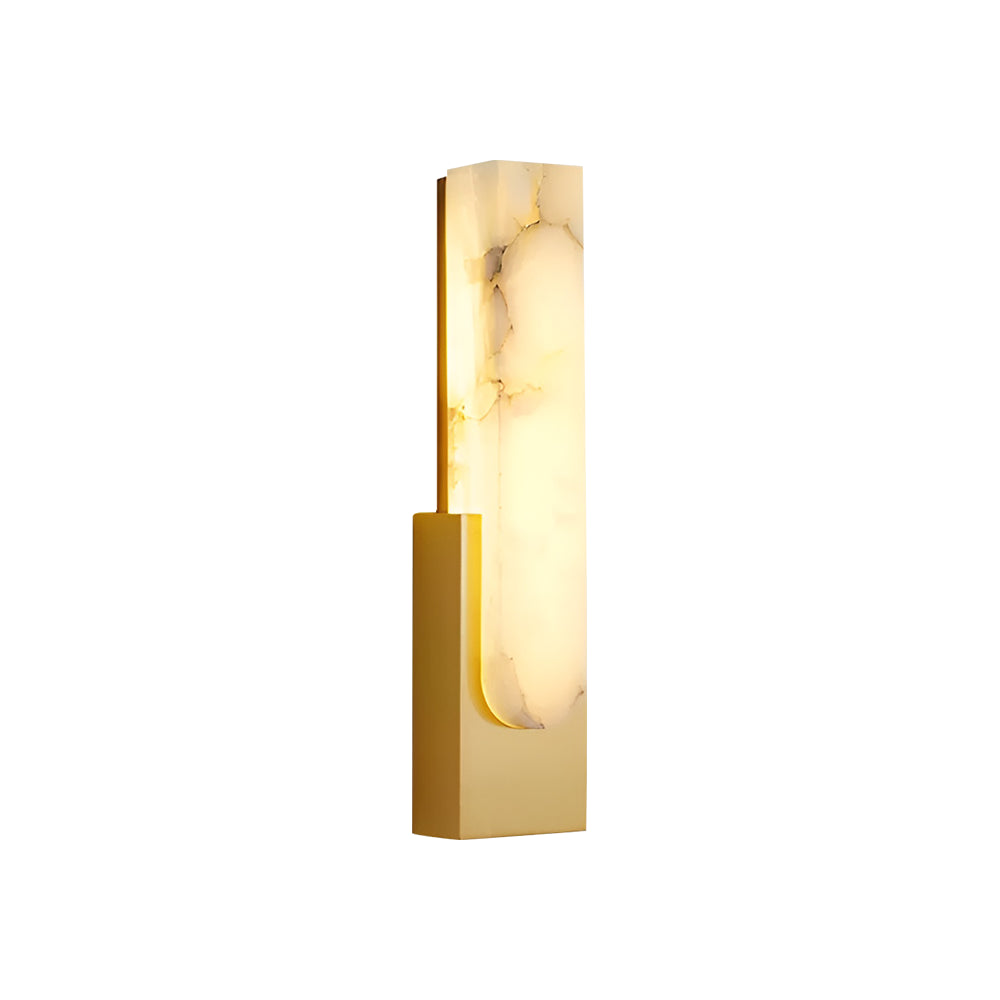 Modern Sculptural Alabaster Wall Sconce | Ormexis