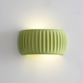 Minimal Ribbed Cylinder Wall Light | Ormexis